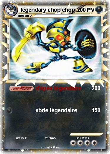 Pokemon légendary chop chop