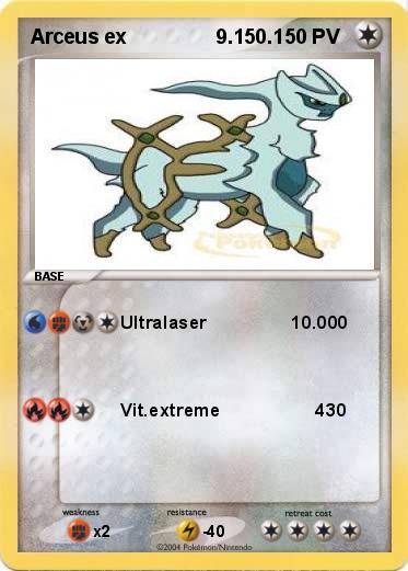 Pokemon Arceus ex                9.150.1