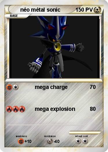 Pokemon néo métal sonic