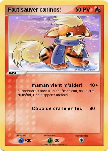 Pokemon Faut sauver caninos!