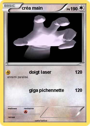 Pokemon créa main