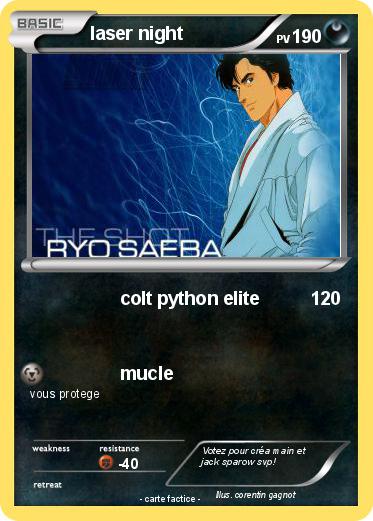 Pokemon laser night