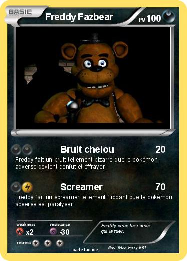 Pokemon Freddy Fazbear