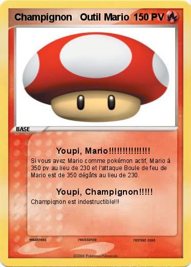 Pokemon Champignon   Outil Mario