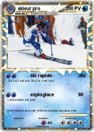 Pokemon skieur pro