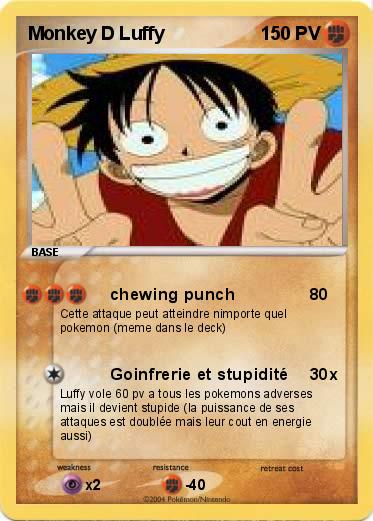 Pokemon Monkey D Luffy