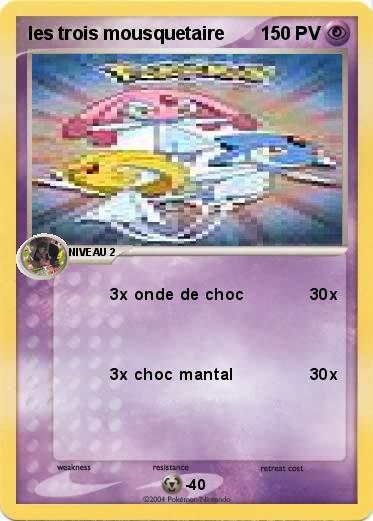 Pokemon les trois mousquetaire