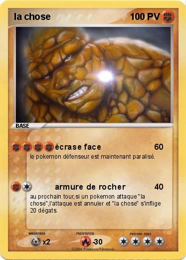Pokemon la chose