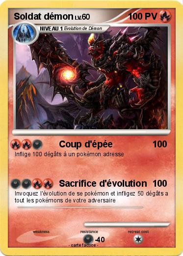 Pokemon Soldat démon