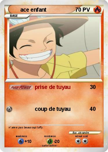 Pokemon ace enfant