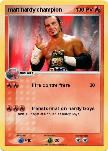 Pokemon matt hardy champion 