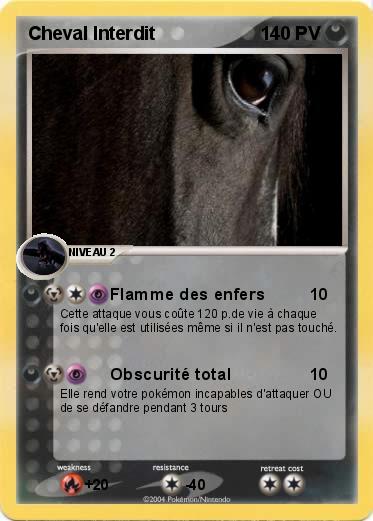Pokemon Cheval Interdit