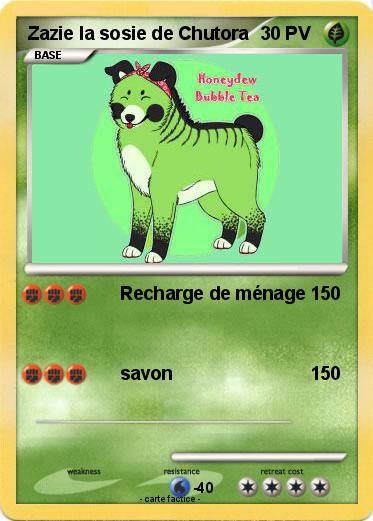 Pokemon Zazie la sosie de Chutora