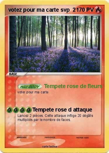 Pokemon votez pour ma carte svp  2