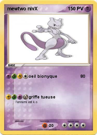 Pokemon mewtwo nivX