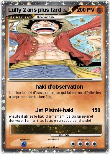 Pokemon Luffy 2 ans plus tard