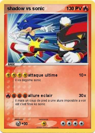 Pokemon shadow vs sonic