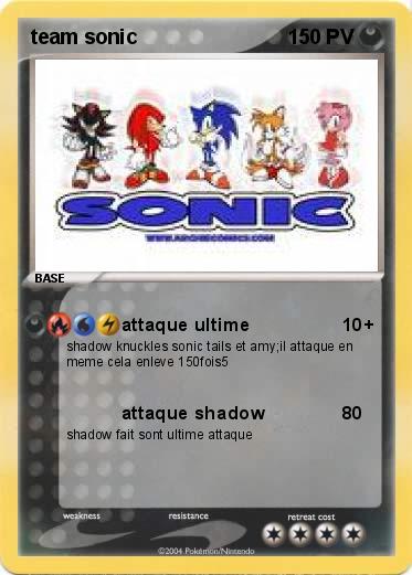 Pokemon team sonic