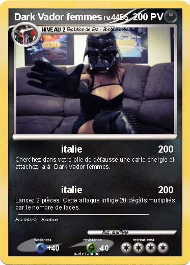 Pokemon Dark Vador femmes