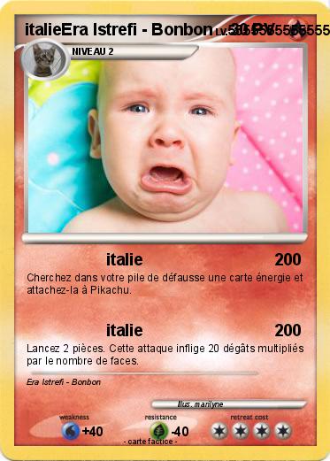 Pokemon italieEra Istrefi - Bonbon