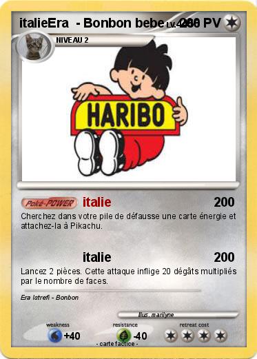 Pokemon italieEra  - Bonbon bebe