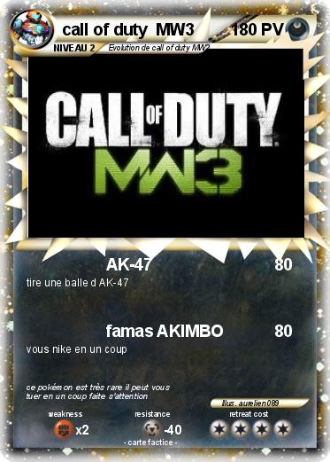 Pokemon call of duty  MW3