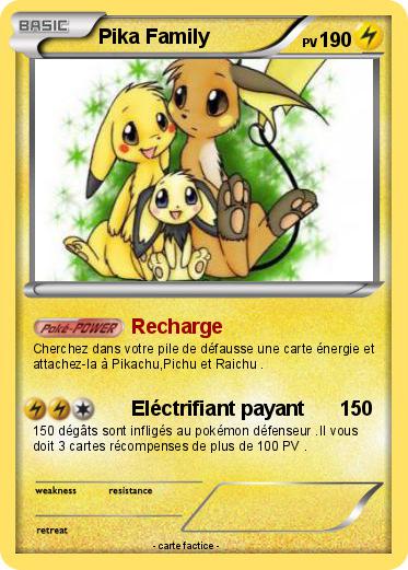 Pokemon Pika Family