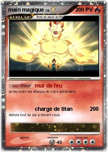 Pokemon main magique