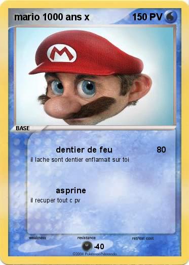Pokemon mario 1000 ans x