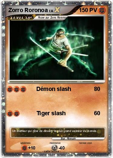 Pokemon Zorro Roronoa