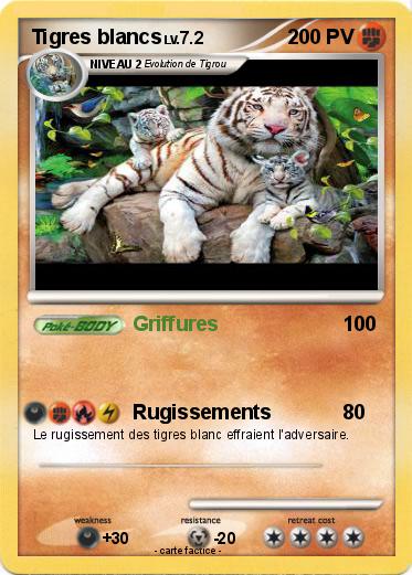 Pokemon Tigres blancs