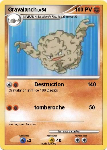 Pokemon Gravalanch