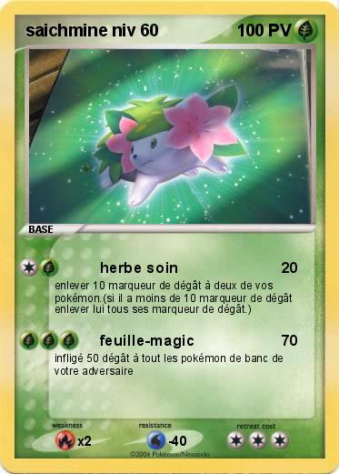 Pokemon saichmine niv 60