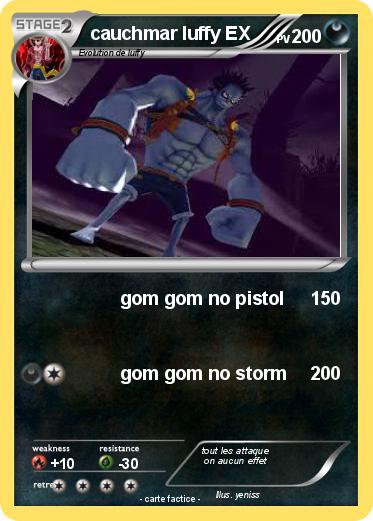Pokemon cauchmar luffy EX