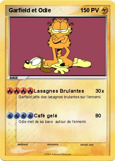 Pokemon Garfield et Odie