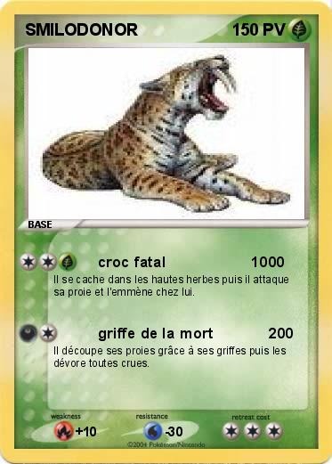 Pokemon SMILODONOR