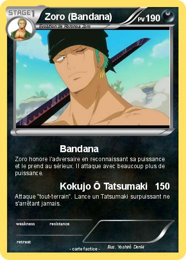 Pokemon Zoro (Bandana)