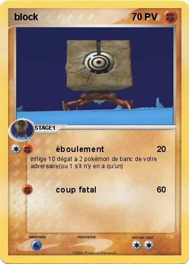 Pokemon block