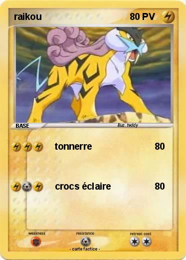 Pokemon raikou