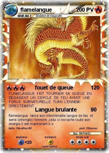 Pokemon flamelangue