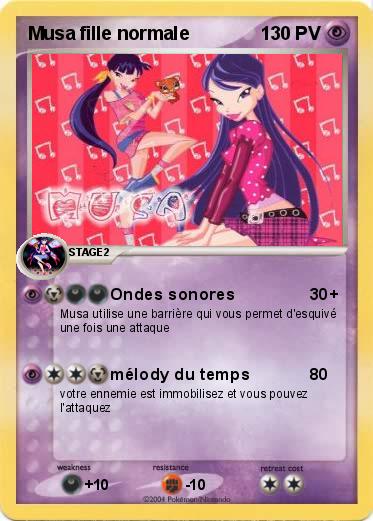 Pokemon Musa fille normale