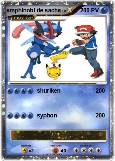 Pokemon amphinobi de sacha