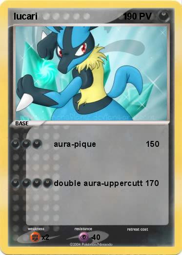 Pokemon lucari                                  1