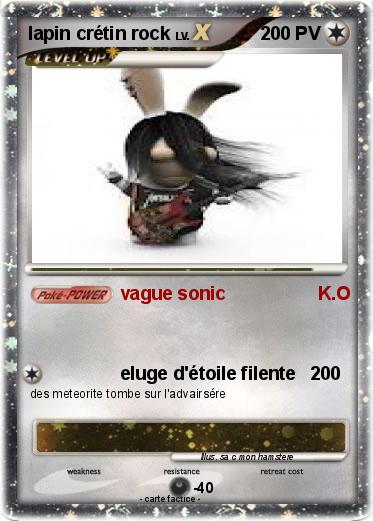 Pokemon lapin crétin rock