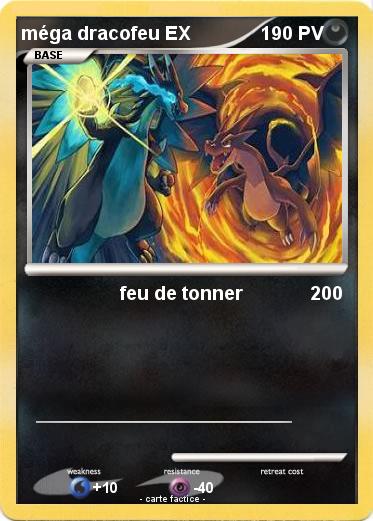 Pokemon méga dracofeu EX