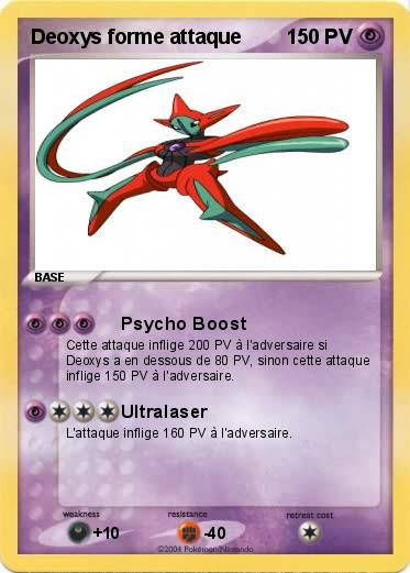 Pokemon Deoxys forme attaque