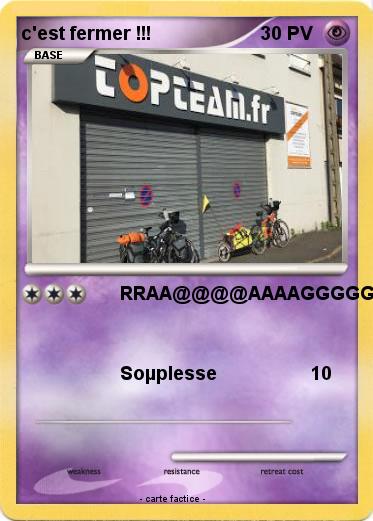Pokemon c'est fermer !!!