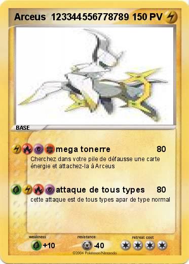 Pokemon Arceus  123344556778789
