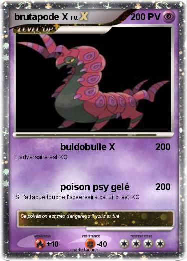 Pokemon brutapode X
