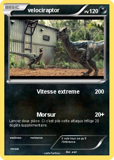 Pokemon velociraptor